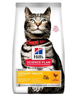 Hills Science Plan Feline Adult Urinary Health ėdalas katėms su vištiena 1,5kg