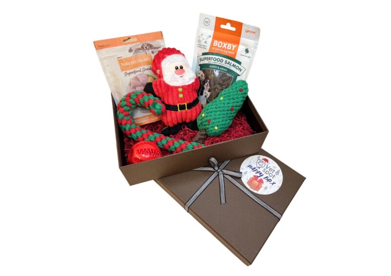 Kalėdinė dovana – siurprizas Jūsų augintiniui „VetSpot Happy box“